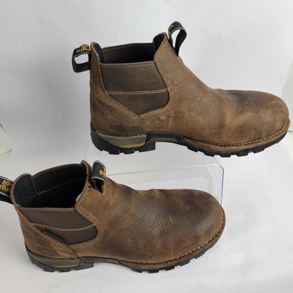 Georgia Boot Mens 10.5 Eagle One Steel Toe Waterproof Chelsea Work Boot - Picture 16 of 16